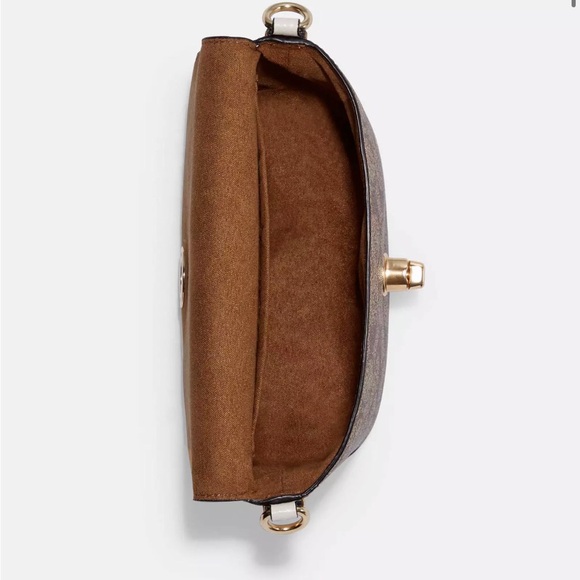 NWT Coach X Peanuts Karlee Crossbody Bag In Signature Canvas With Snoopy - Picture 5 of 8